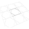 Ekena Millwork Small Fraser Decorative Fretwork Wall Panels in Architectural Grade PVC, 11 3/8"W x 11 3/8"H x 3/8"T WALP12X12FSR - alternate 3